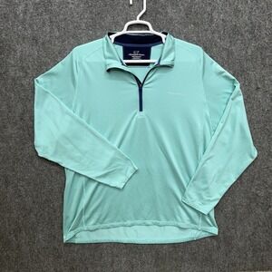Vineyard Vines performance PullOver Shirt Long sleeve Men's Size 2XL 1/4 Zip Up